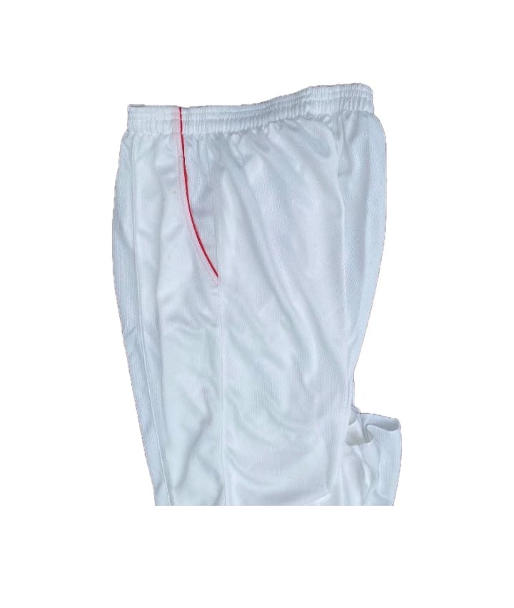 White Cricket Shirt & Trousers - Image 3