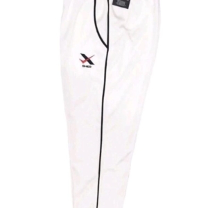 Premium White Cricket Trousers with Black Piping – Lightweight, Breathable & Match Ready